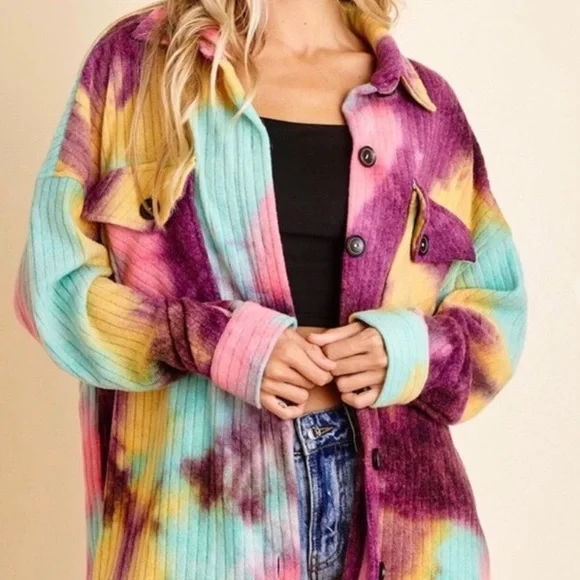 ❌LAST ONE Fabulous Oversized Boho Chic Shirt Jacket - Picture 2 of 4